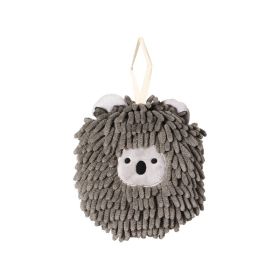 1pc Hand Towel Ball; Cartoon Hanging Towel; Quick Drying; Kitchen And Bathroom; Chenille Lovely Rag; Thickened Towel 6.69"×6.69"