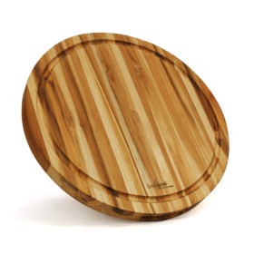 Round Teak Cutting Board 15.75 INCH Pack of 5 Pieces