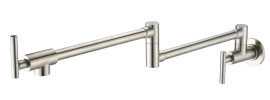 Pot faucet wall-mounted faucet(silver)