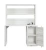 Cargo Desk & Hutch; White 37887